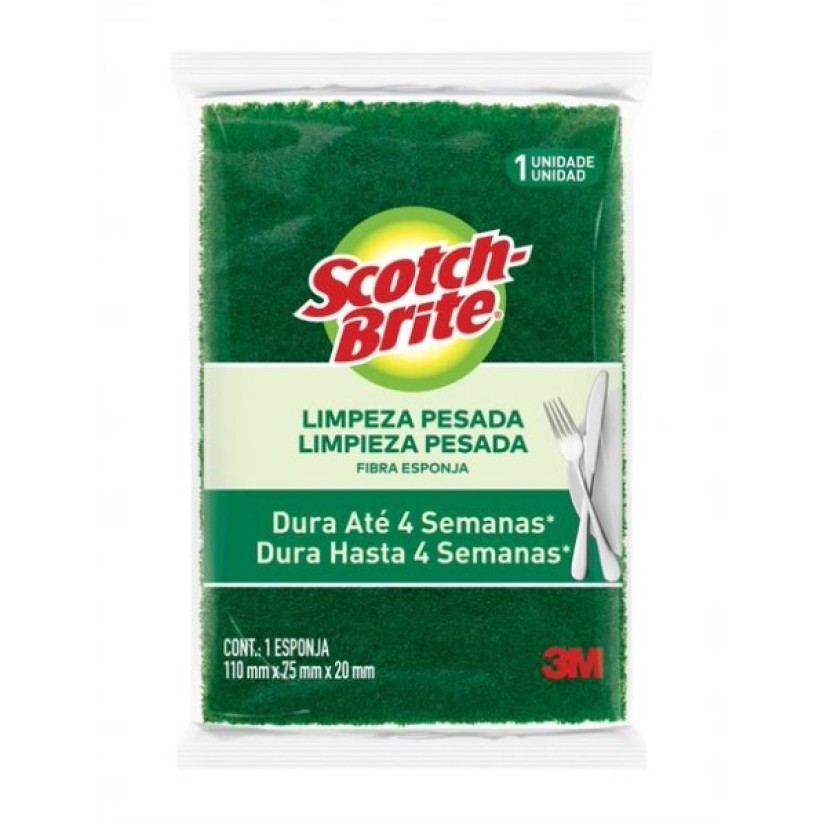 Esponja de Limpeza Pesada Scotch-Brite