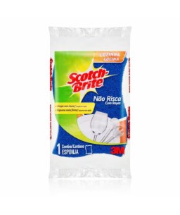 Esponja Não Risca Scotch-Brite®, Azul, Leve 3 Pague 2 HB004508345 3M