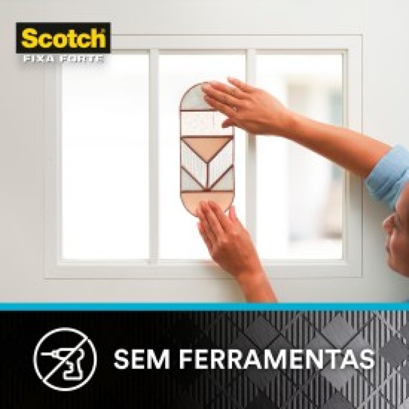 Fita Dupla Face 3M™ Scotch® Fixa Forte, Transparente, 24mmx2m  