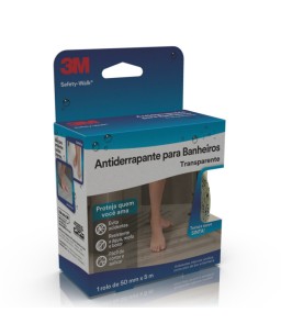 Fita Antiderrapante para Banheiros 3M™ Safety-Walk®, Transparente, 50 mm x 5 m