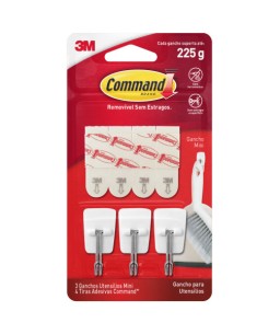 Mini Gancho Command® para Utensílios, Branco, 225 g