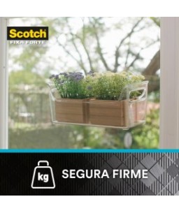 Fita Dupla Face Fixa Forte Interiores Transparente 19mm x 2,0 m Scotch
