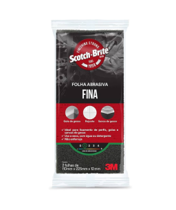 Folha Abrasiva Scotch-Brite Fina Cinza HC000633681 3M