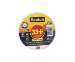 Fita Isolante 3M Scotch 33+ Classe A Preta 19mm x 20m 