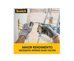 Fita Isolante 3M Scotch 33+ Classe A Preta 19mm x 20m 