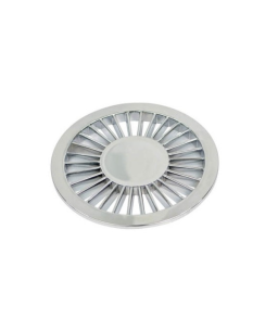 Grelha Redonda Radial Dn 150 Cromada Amanco 90607