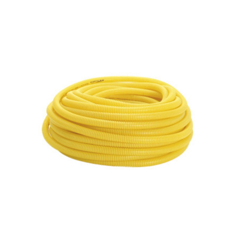 Eletroduto Corrugado 1/2 Amarelo 50M Amanco 