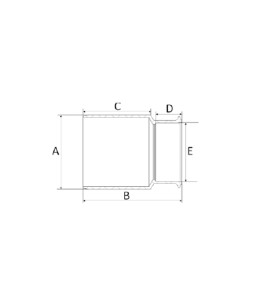 Bucha de Redução SN 50x40mm Esgoto Amanco