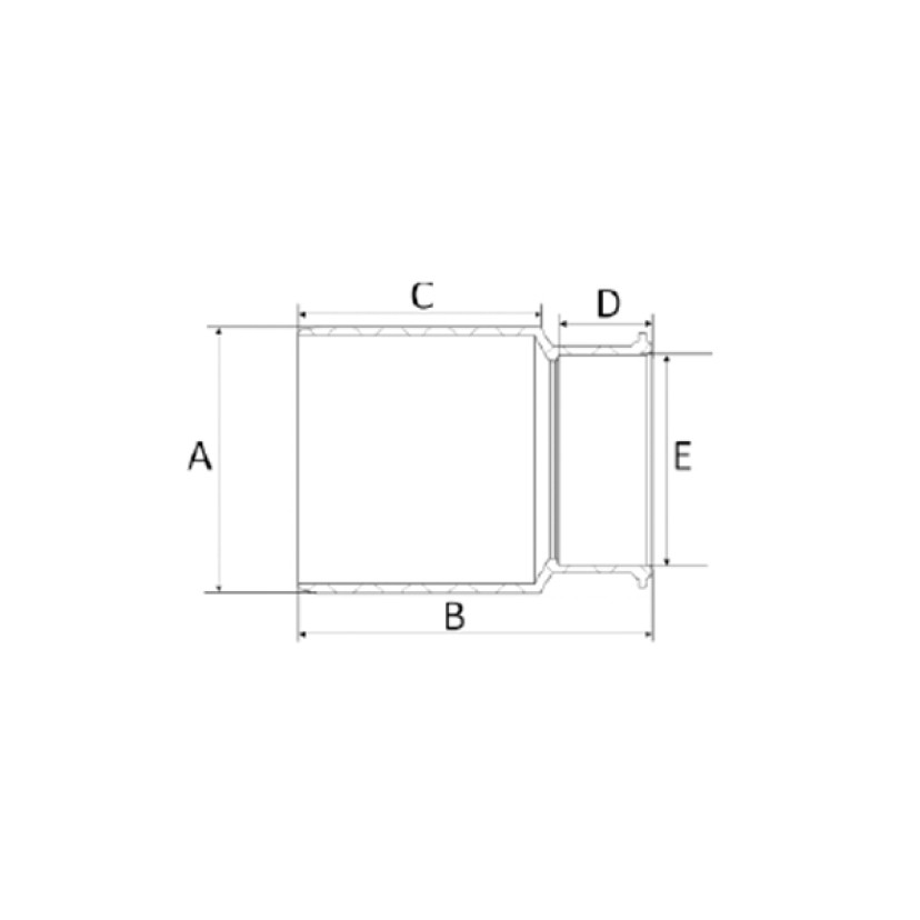 Bucha de Redução SN 50x40mm Esgoto Amanco