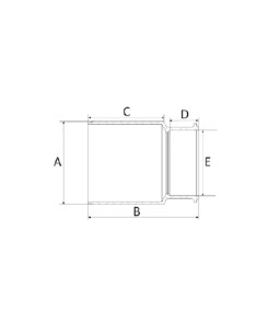 Bucha de Redução SR 50x40mm Esgoto Amanco