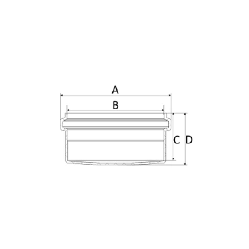 Cap 100mm Silentium Amanco