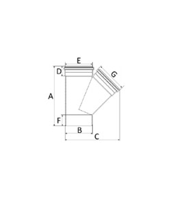 Junção Simples 150mm Silentium Amanco