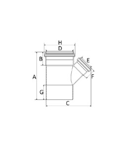 Junção de Redução 100X75mm Silentium Amanco