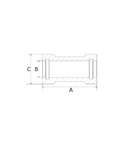 Luva de Correr 15mm CPVC Amanco