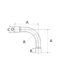 Curva 15mm 90º CPVC Amanco