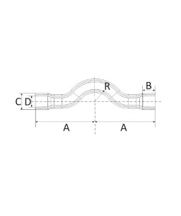 Curva de Transposição 15mm CPVC Amanco