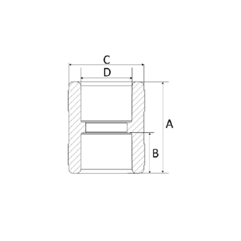 Luva Simples 32mm PPR Amanco