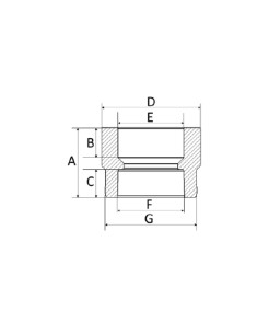 Bucha de Redução 25x20mm PPR Amanco