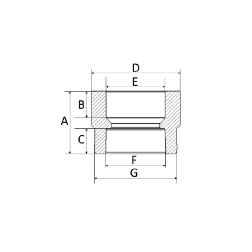 Bucha de Redução 32x20mm PPR Amanco