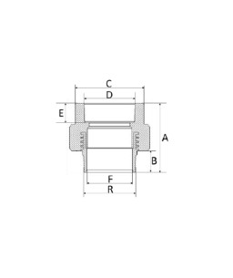 Conector Fêmea/Macho 20mm1/2” PPR Amanco