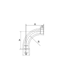 Curva 20mm 90° PPR Amanco