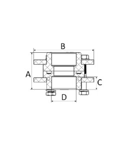 União Flangeada 40mm PPR Amanco