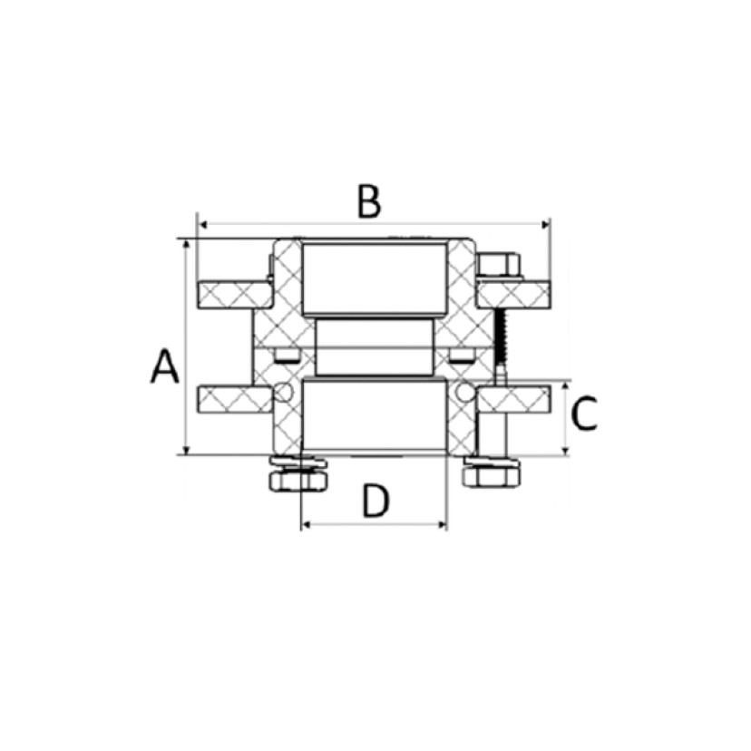 União Flangeada 75mm PPR Amanco