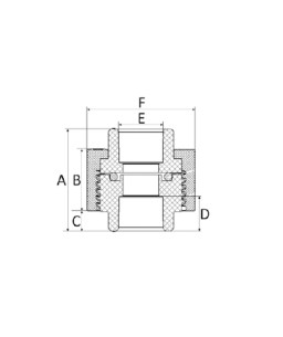 União 32mm PPR Amanco