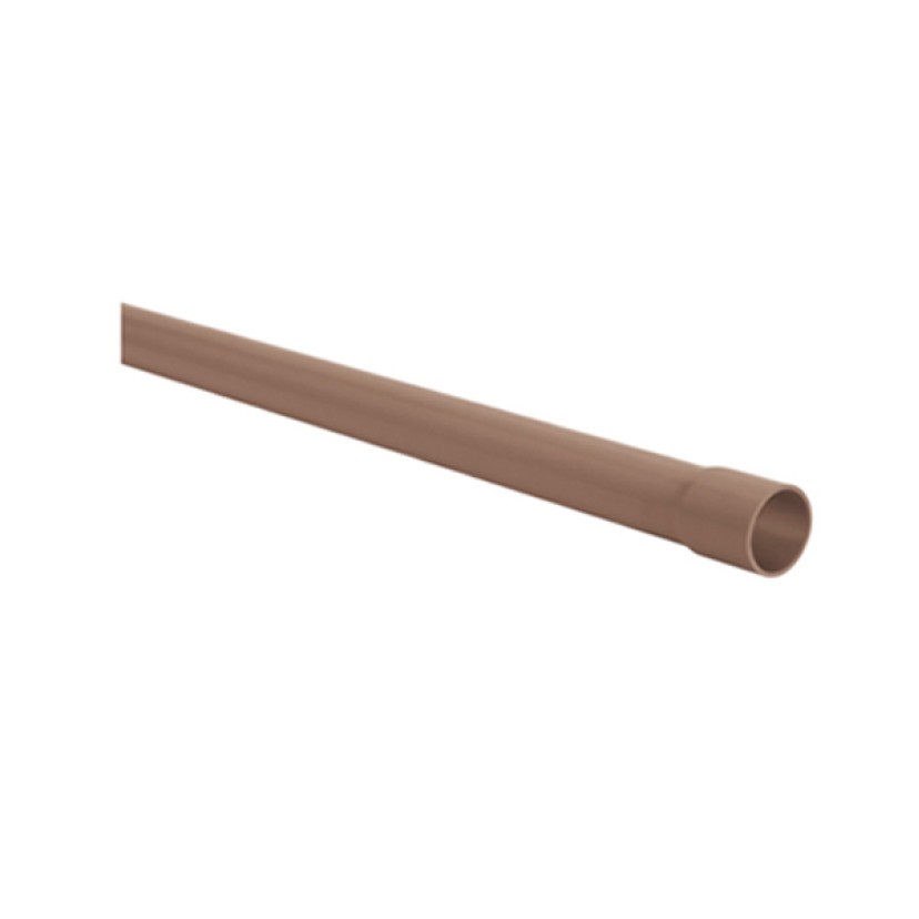 Tubo de Pvc Marrom 60 mm / 6 MTS Soldável Amanco