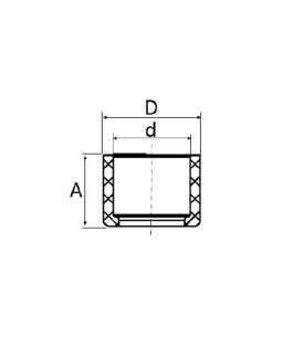 Bucha de Redução Curta 32x25mm Marrom Soldável Amanco