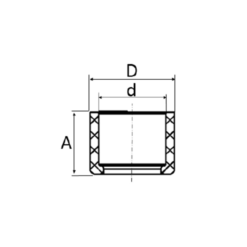 Bucha de Redução Curta 40x32mm Marrom Soldável Amanco