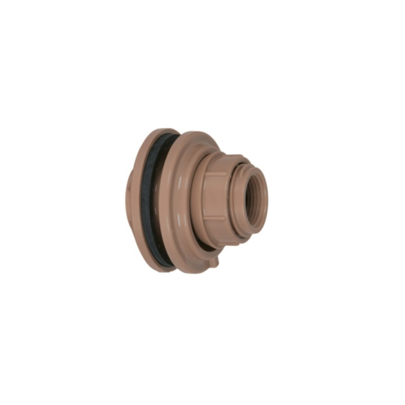 Adaptador Flange c/anel 40mm1 1/4 Marrom Soldável Amanco