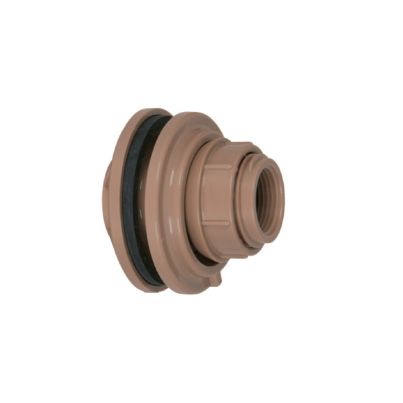 Adaptador Flange c/anel 60mm 2" Marrom Soldável Amanco