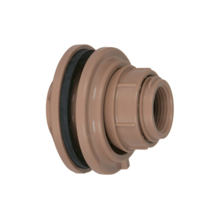 Adaptador Flange c/anel 110mm 4" Marrom Soldável Amanco