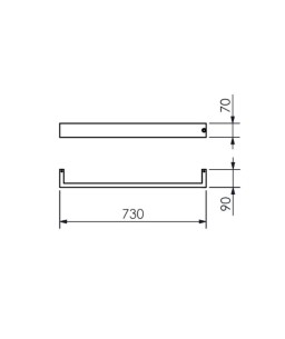 Toalheiro Térmico Jade Horizontal Fio Oculto Corten Bivolt 19.TJ15.CT