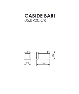 Cabide Bari Crismoe 05.BR00.CR