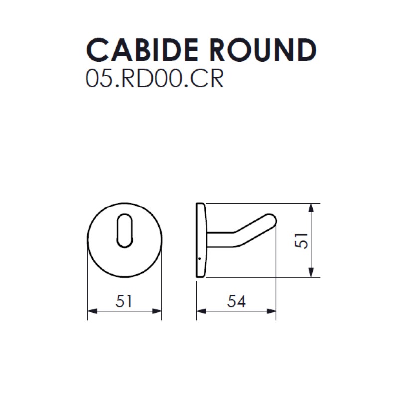 Cabide Round Crismoe 05.RD00.CR