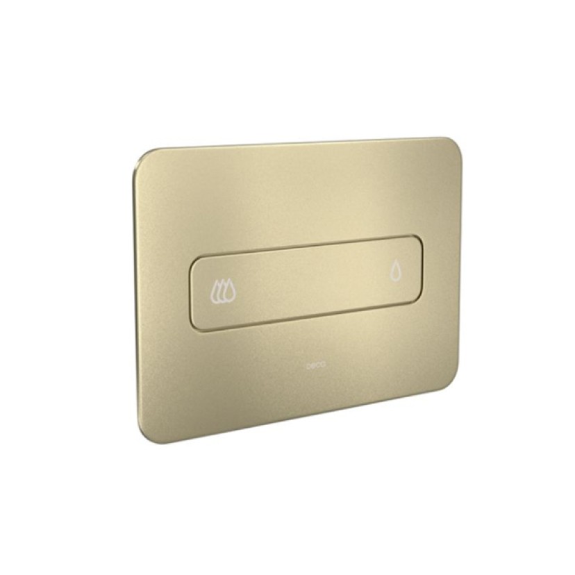 Acabamento Para Caixa Descarga Embutida Mecanica Hydra Quadra Duo Summer Gold Deca You 4900.SM01.MT