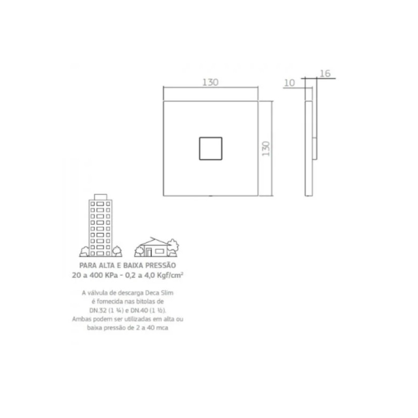 Kit Adaptador Hydra Max Deca Slim Dark Antracite/Garfite 4916.GF.SLM.MT