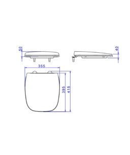 Assento Plástico Flex Slow Close Deca Branco AP.385.17