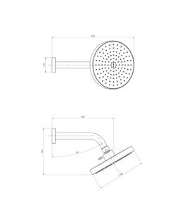 Chuveiro Redondo Parede Flex Plus Cromado Deca 2083.C.STD