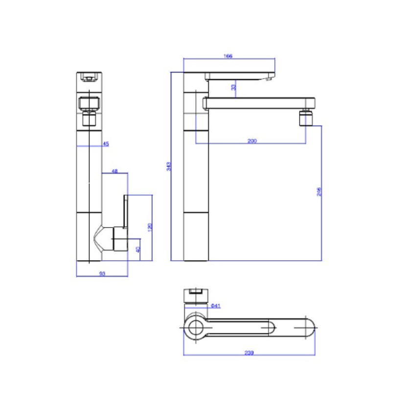 Monocomando Deca Cozinha Com Filtro Mesa Twin Click Black Matte 2240.BL.CLICK.MT