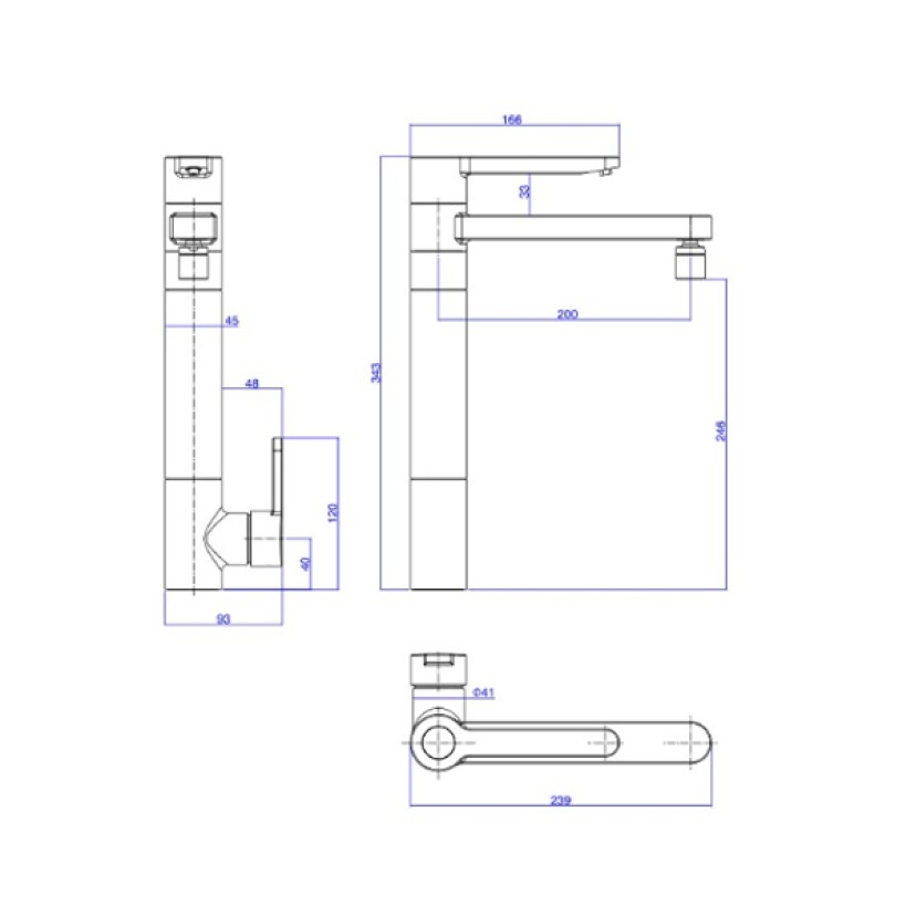 Monocomando Deca Cozinha Com Filtro Mesa Twin Click Cromado 2240.C.CLICK