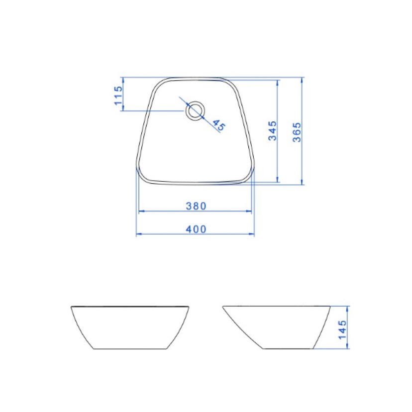 Cuba Apoio Trapezoidal Marrom Fosca Deca L.1065.22