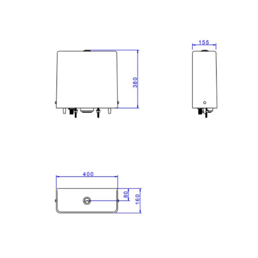 Caixa Acoplada Dual Flux (3 e 6 litros) Wish Deca CD.28F.17