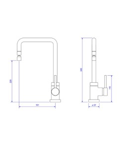 Misturador Red Gold Monocomando Deca Cozinha Spin 2270.GL72.RD