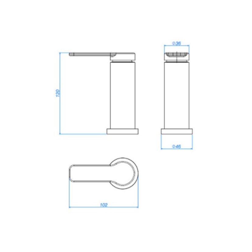 Acionamento Monocomando Mesa Cozinha Flat Deca You Cromado 4992.C99.02