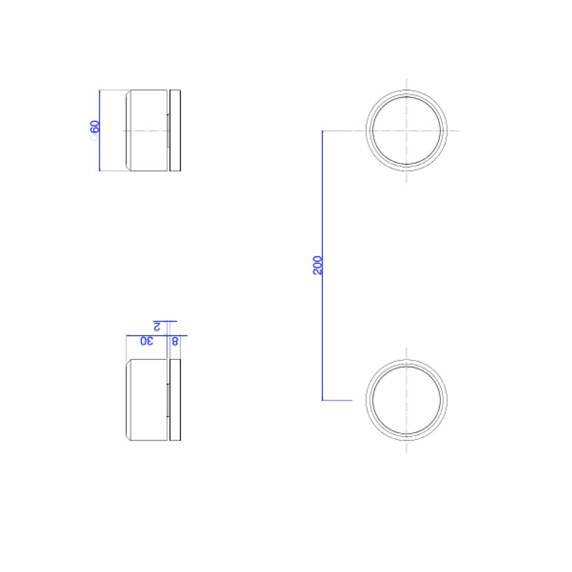 Acionamento Misturador Mesa Quadrada Deca You Dynamic White 4992.BR104.MT