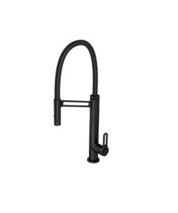 Misturador Monocomando Cozinha Mesa Deca Urban Black Matte e Preto 2289.BL.IND.MT.PT