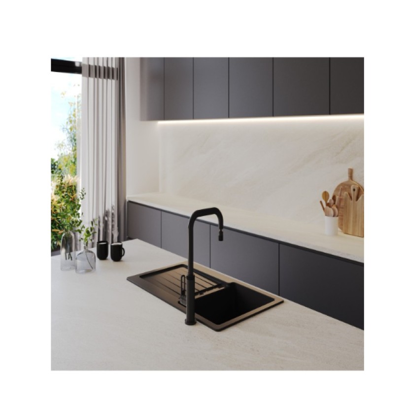 Torneira Mesa urban alavanca black matte 1167.BL.IND.MT